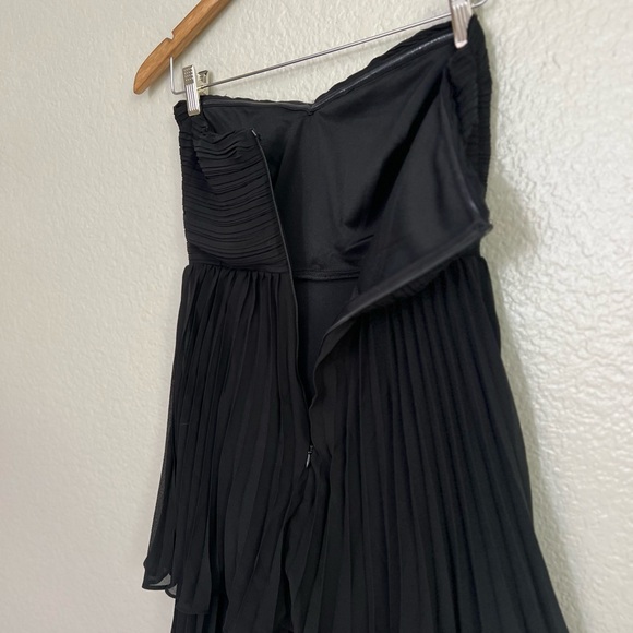 NWOT Seriously Sensational Black Strapless Tiered Maxi Dress - Picture 6 of 7